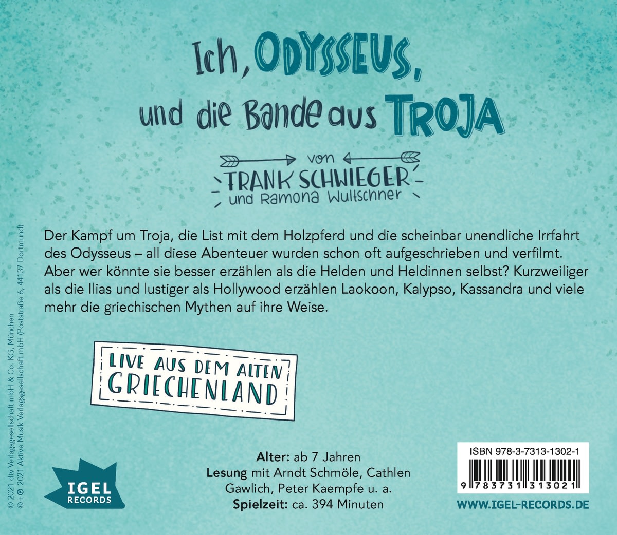 Ich, Odysseus, und die Bande aus Troja Verlagsgruppe Oetinger Ich, Odysseus, und die Bande aus Troja Verlagsgruppe Oetinger