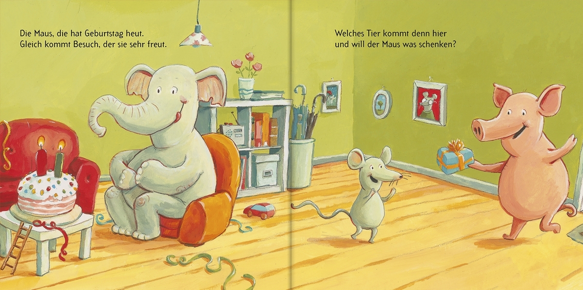 Die Maus Hat Rote Strümpfe An Text Die Maus, die hat Geburtstag heut | Verlagsgruppe Oetinger
