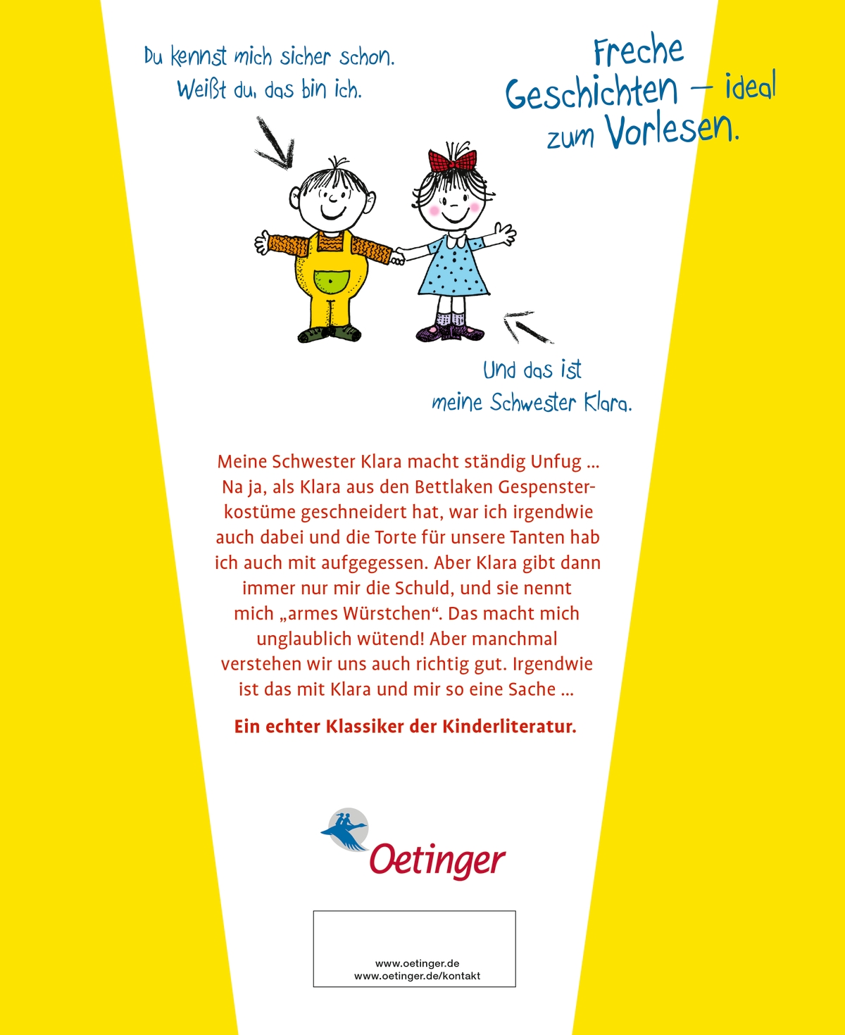 Meine Schwester Klara Und Ich Ich und meine Schwester Klara. Die schönsten Geschwistergeschichten zum