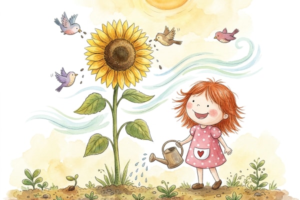 Gedicht - Ein kleines Wunder Sonnenblume