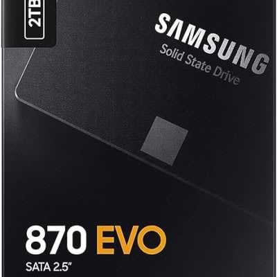 SAMSUNG Electronics 870 EVO 2TB 2.5 Inch SATA III Internal SSD 