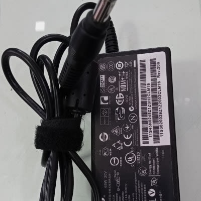Lenovo 65W AC Adapter with a round tip connector