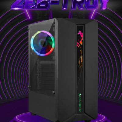 Buy ZEB-Troy  premium gaming chassis online at best price - Computer9