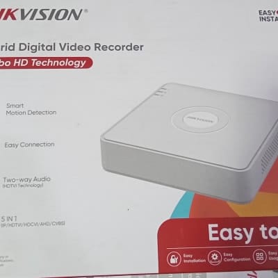 Buy Hikvision DS-7104HGHI-M1/T 4-Channel Turbo HD DVR | 2-Way Audio Support | 1080p Lite Recording | H.265 Pro+ Compression | Motion Detection 2.0 | HDMI & VGA Output | Remote Viewing via Hik-Connect online at best price - Computer9