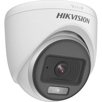 Buy HIK Color-VU DS-2CE70DF0T-PF 2 MP Night Vision Dome Indoor CCTV, Compatible for All HIKVISION 2MP and Above DVRs 3.6 mm Lens and Light Distance 20 m (Wired, White, 1080p) online at best price - Computer9