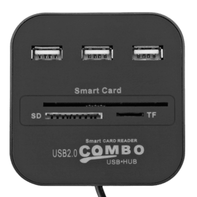 Buy All-in-One USB Hub and Card Reader Combo online at best price - Computer9