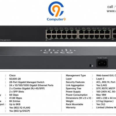 Buy Cisco SG300-28 28-Port  online at best price - Computer9