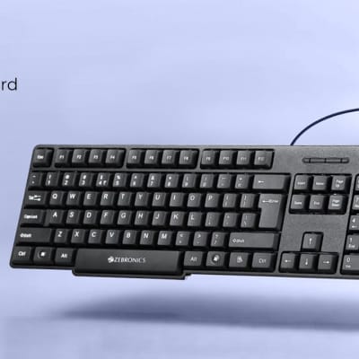 Buy ZEB K65 Wired keyboard | Zebronics online at best price in India - Computer9