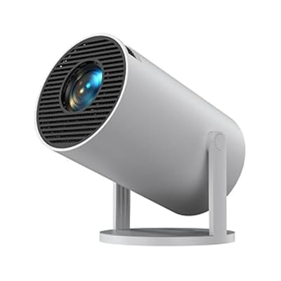 Buy Portronics Beem 440 Smart LED Projector with 720p HD Resolution, Rotatable Design, Built-in Streaming Apps (Netflix, Prime Video, Hotstar), 2000 Lumens, Screen Mirroring, 3 Watts Speaker (White) online at best price in India - Computer9