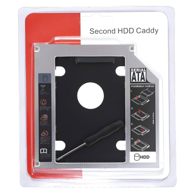 Buy Serial ATA Second HDD Caddy for Laptop, 9.5mm online at best price in India - Computer9