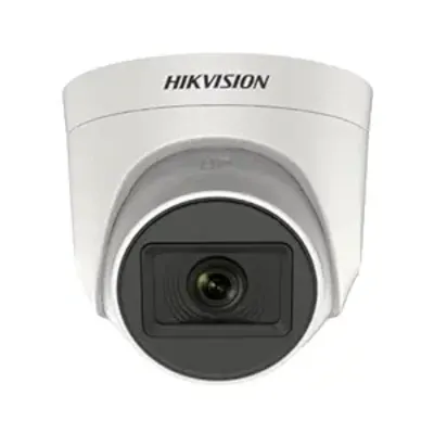 Buy HIKVISION DS-2CE76H0T-ITPFS Turbo HD Audio Camera Wired CCTV Dome Camera, 5MP (White) online at best price in India - Computer9