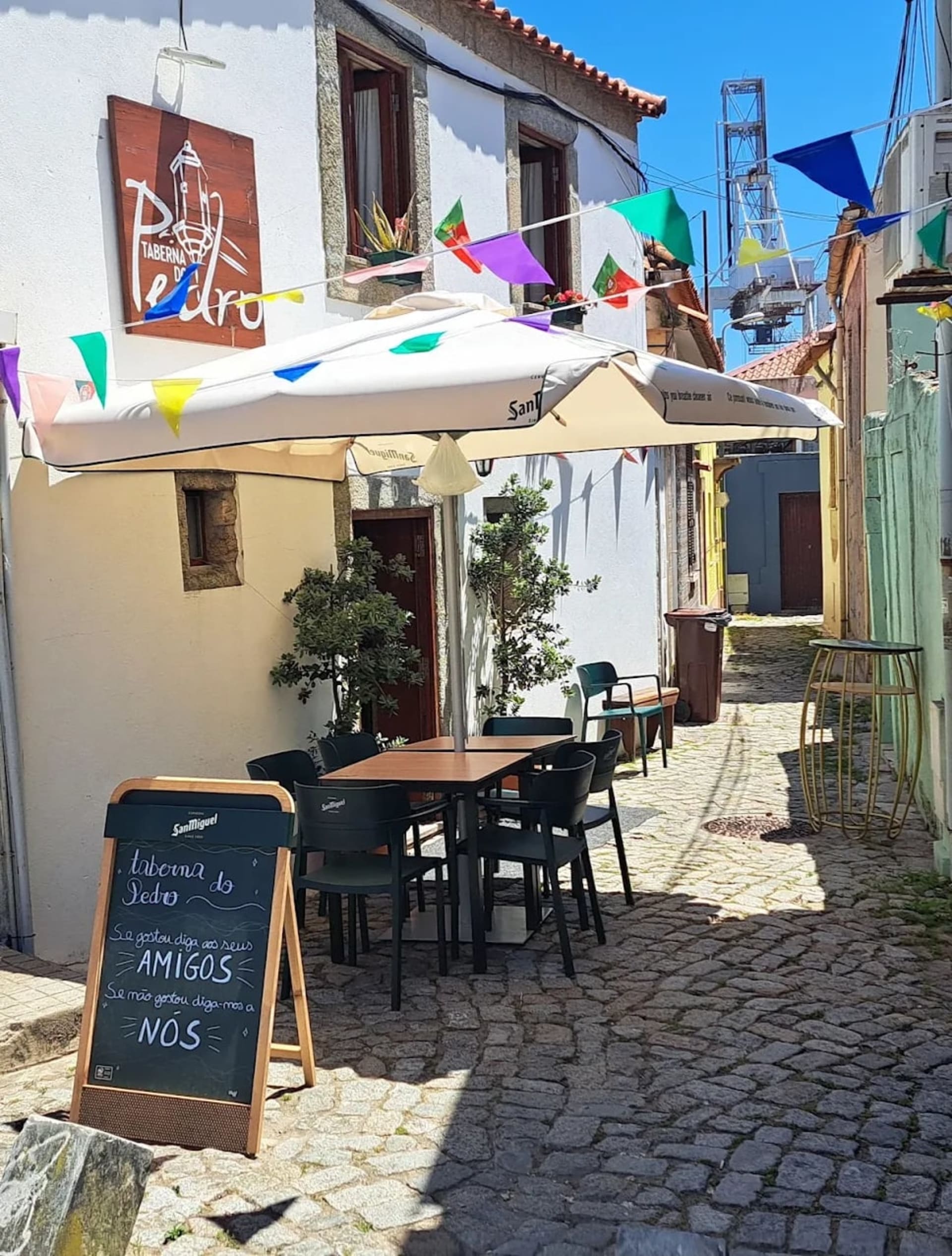 Explanada da Taberna do Pedro, junto ao castelo em Leça da Palmeira