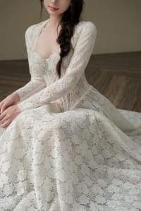 SÒ VINTAGE - CELINA đầm ren cao cấp kèm áo khoác đi tiệc tại Đà Nẵng size M