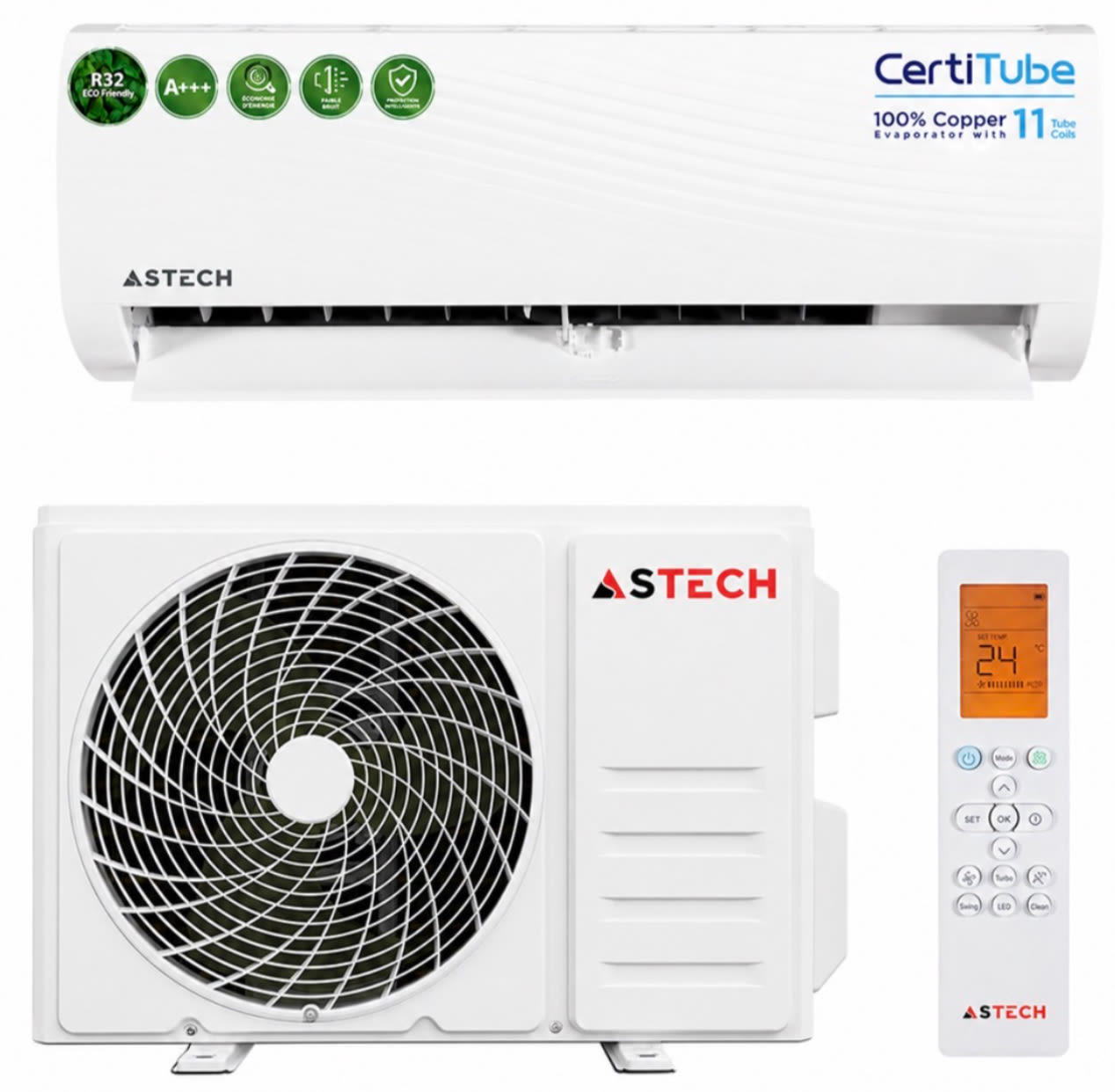 SPLIT ASTECH 9000BTU AST 09RB41 MA GAZ 410