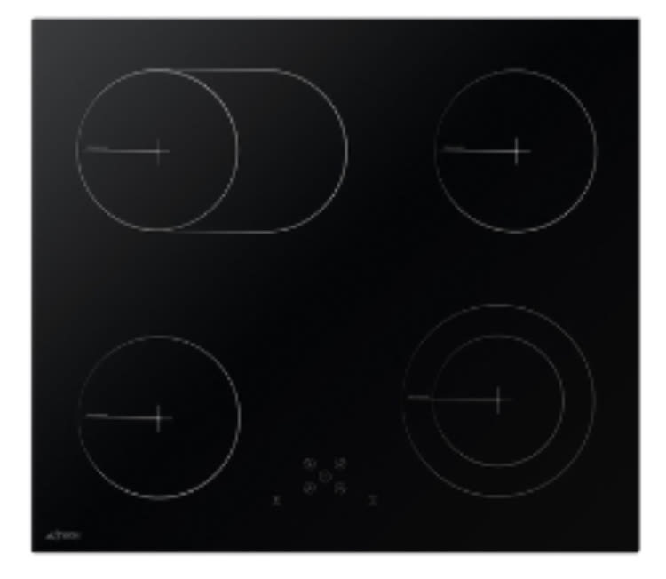 Plaque De Cuisson ASTECH Electric PL60CE500NO 4 Feux