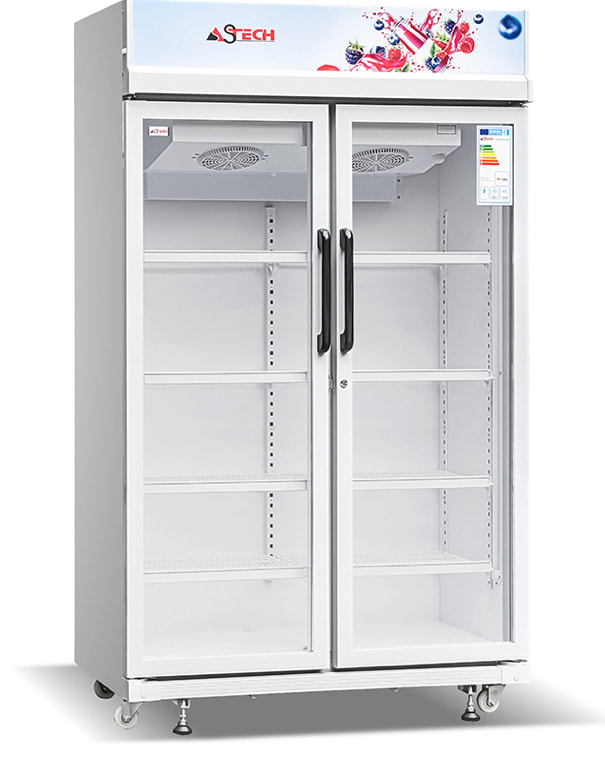 Réfrigérateur FV740DD-GR Vitrine 2portes FV-740DD-GR