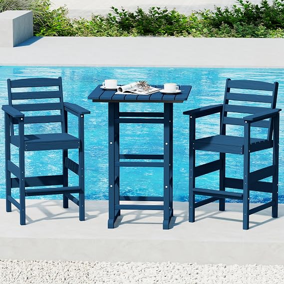 CHAISSE DE JARDIN BLEU