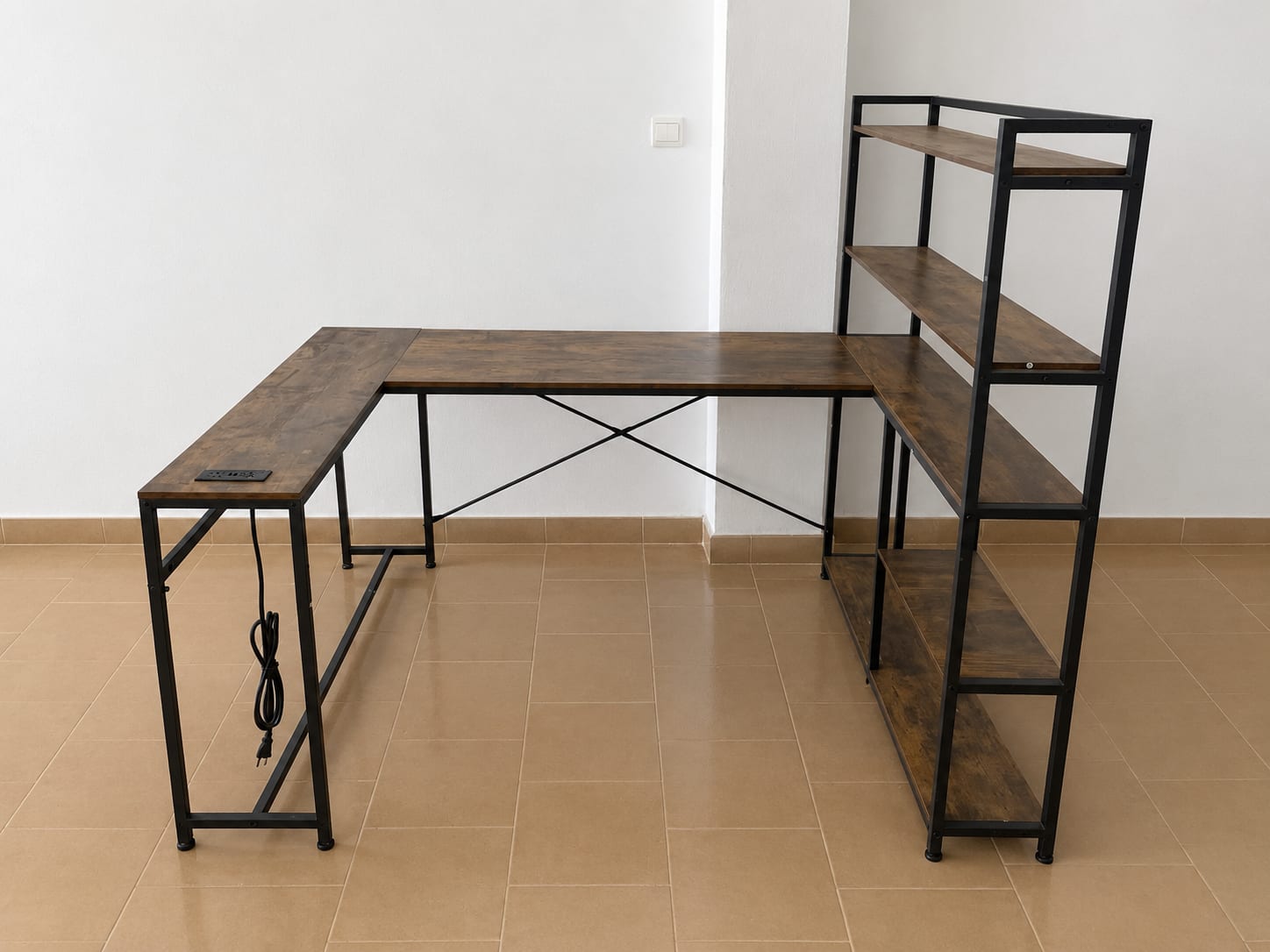 BUREAU D'ANGLE MODULABLE EN U OU EN L