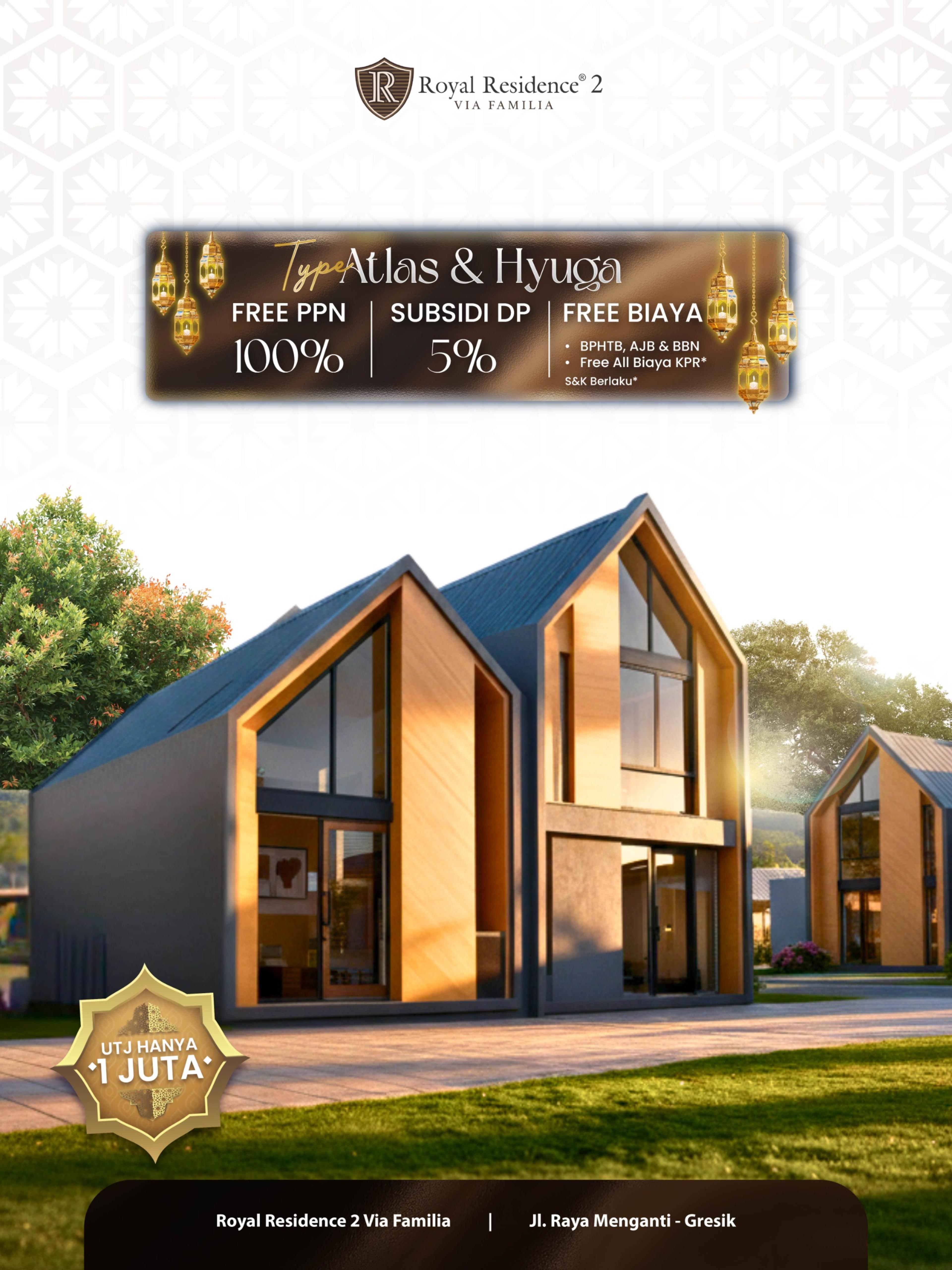 Rumah Jual di  Royal Residence Menganti — Rp 400 Jt