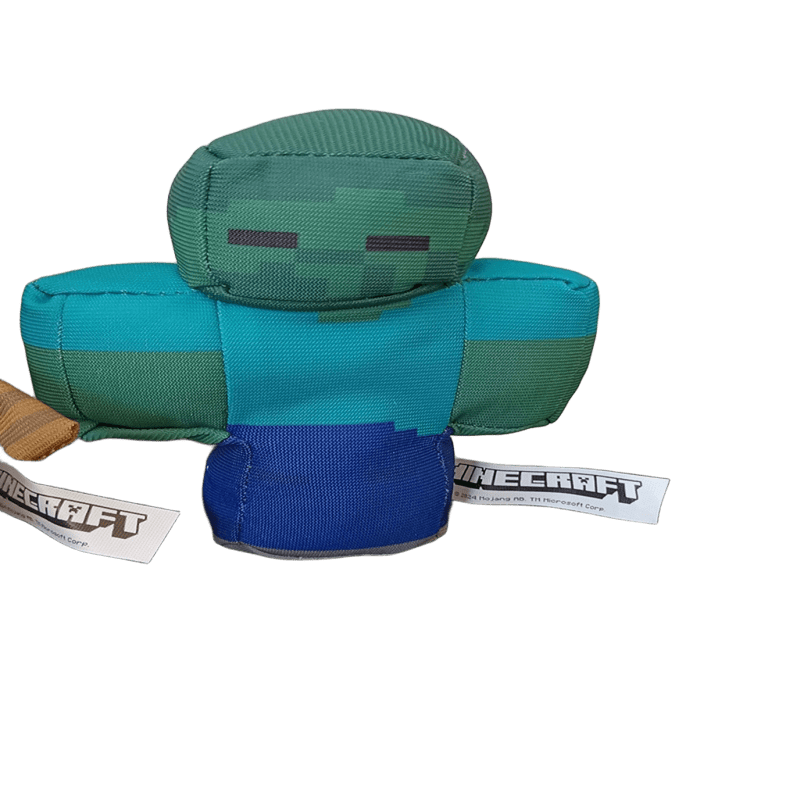 Minecraft 5" Zombie Bag Hanger | New | Collectible Toy | Gamer Gift - Image 1