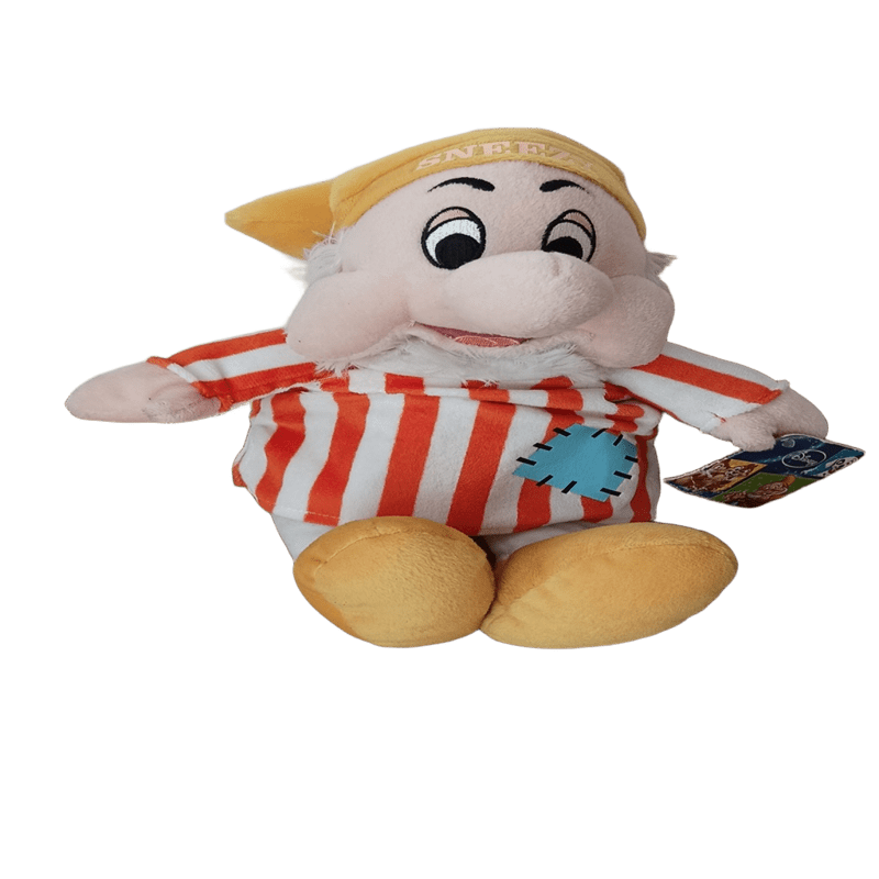 Disney Snow White & The Seven Dwarfs – Sneezy Plush Toy | New with Tag | Collectible
