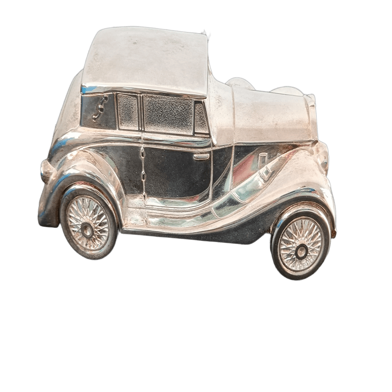 Vintage Piggy Bank | 1937 Rolls Royce Car Design | Collectible | VGUC