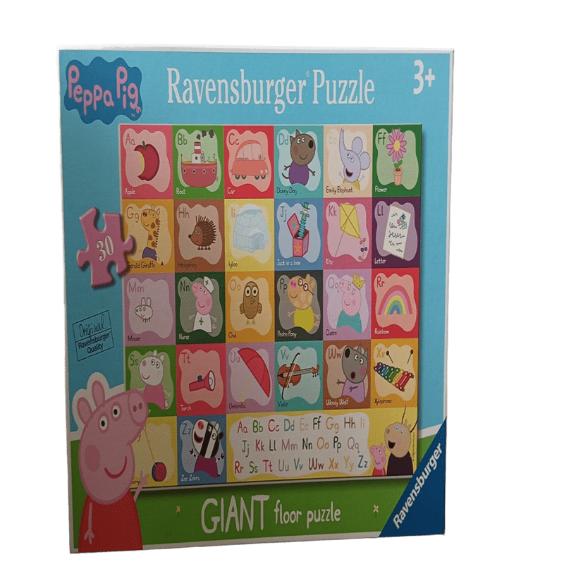 Ravensburger Peppa Pig Alphabet Giant Floor Jigsaw Puzzle 24pc | New Boxed
