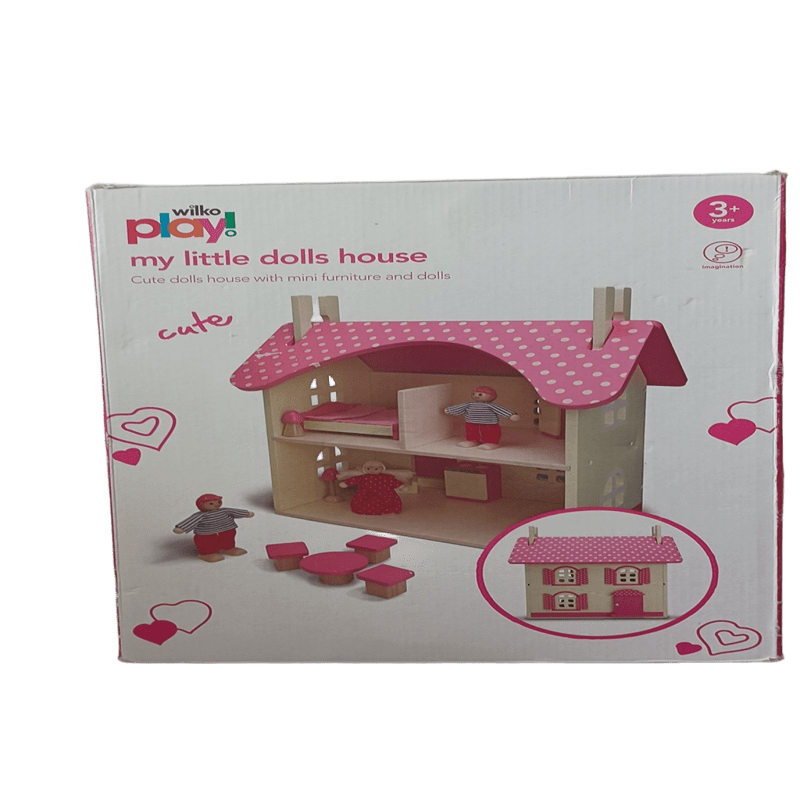 Webby Wooden Doll House | Pretend Play | Multicolor | Kids Toy | New Opened