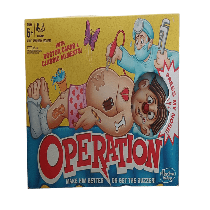 Hasbro Operation Game | Classic Family Fun | Kids Board Game | New Boxed