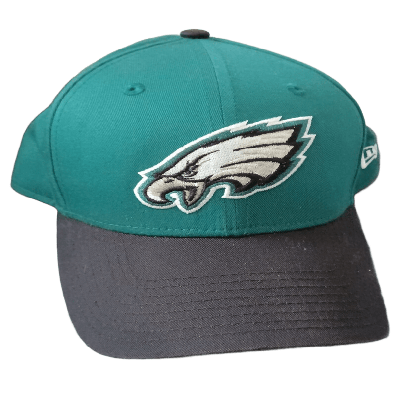 Vintage Philadelphia Eagles 1990s Green Snapback NFL Hat Cap Logo VGUC
