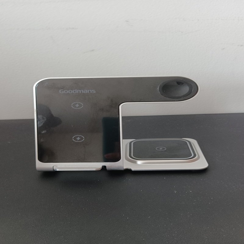 Goodmans Qi Wireless Charging Phone Stand Black Fast Charger | Used VGUC - Image 3