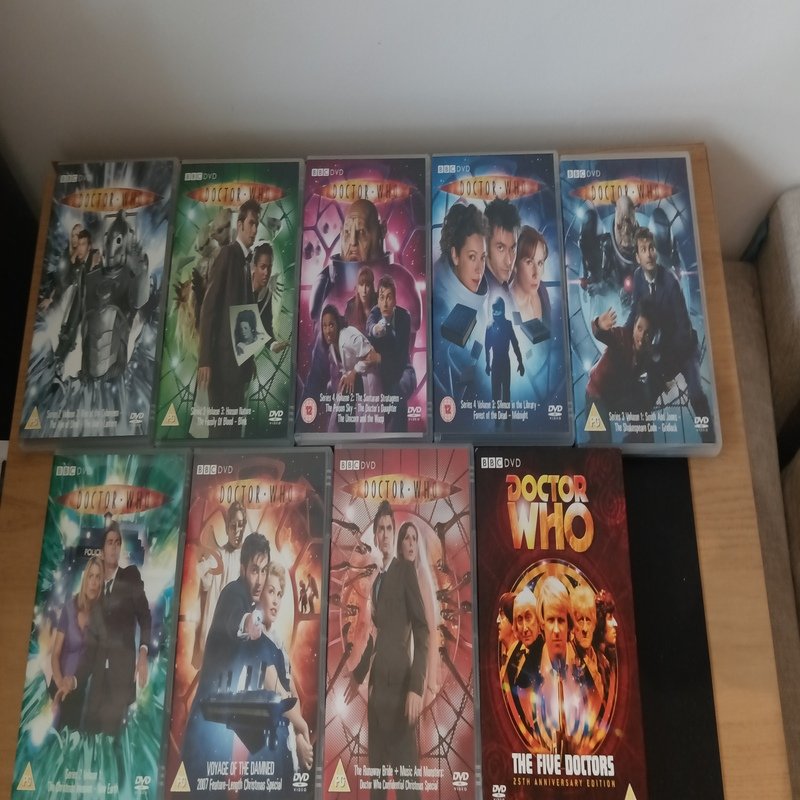 Doctor Who BBC DVD Collection | 9-Disc Set | Sci-Fi Series | Used VGUC - Image 2