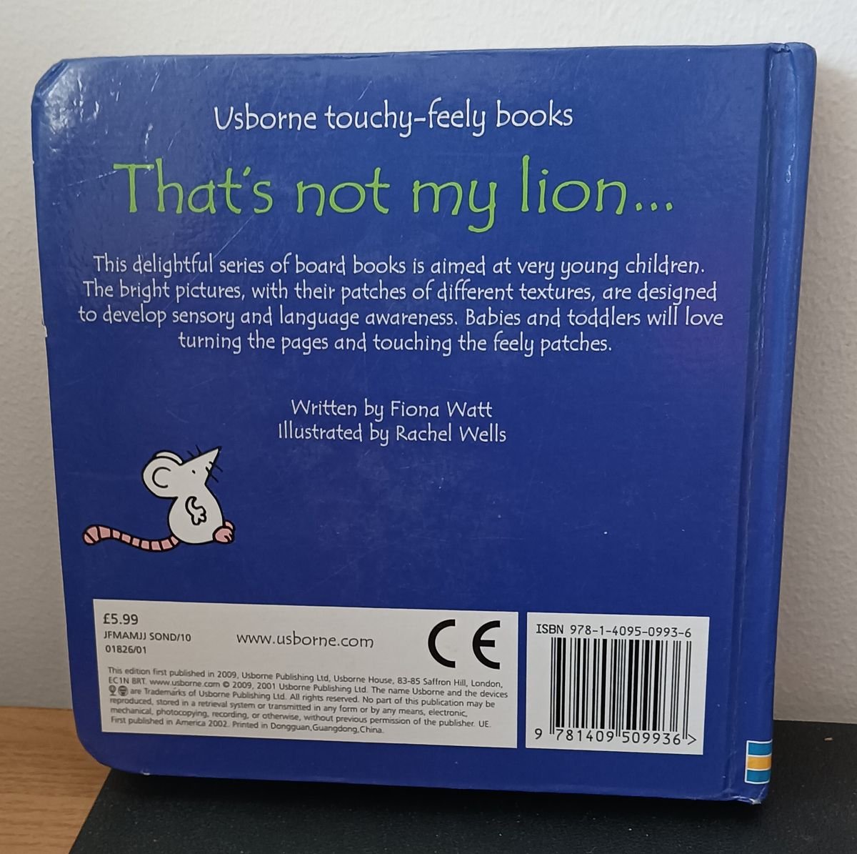 That’s Not My Lion Board Book by Fiona Watt | Usborne Touch & Feel | VGUC   - Image 2