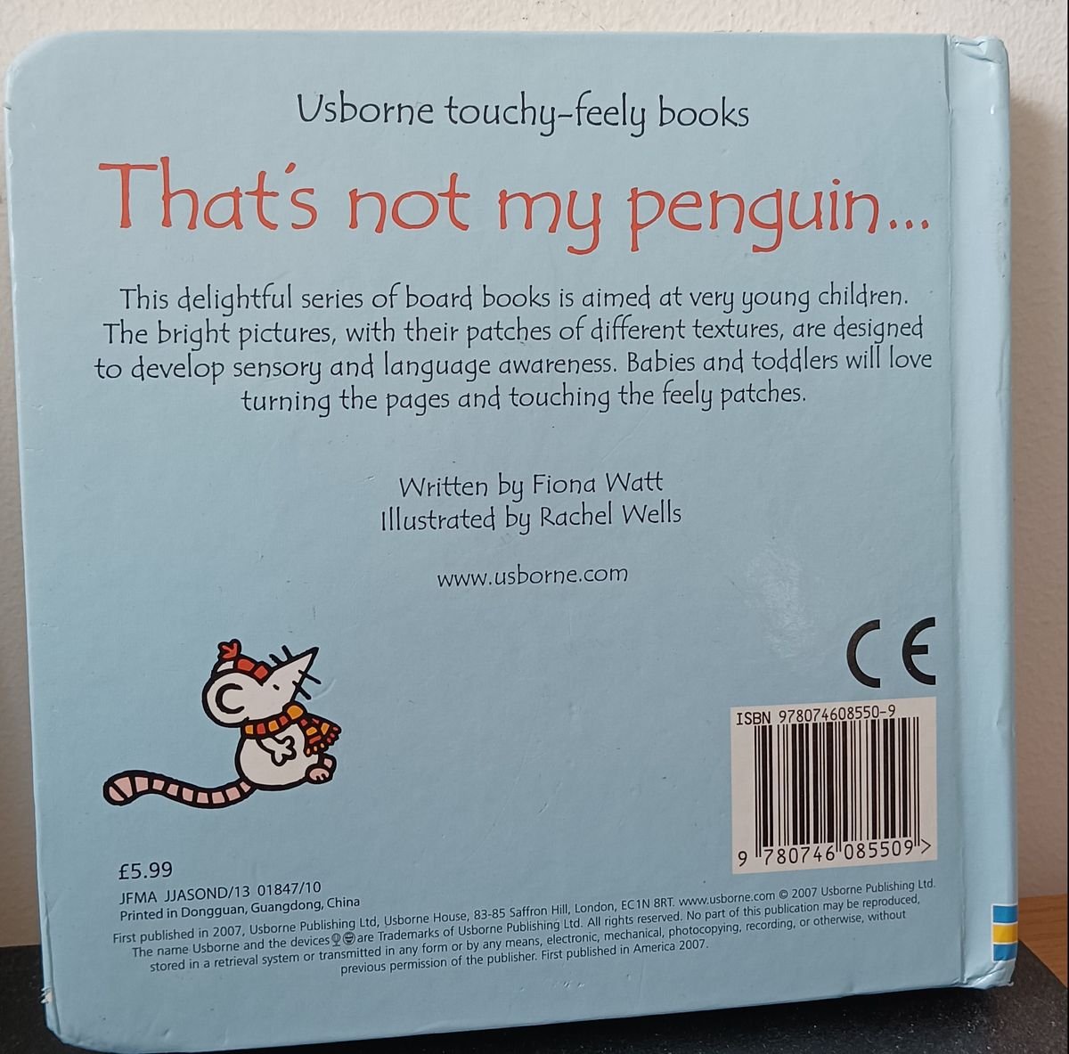 That’s Not My Penguin Board Book by Fiona Watt | Usborne Touch & Feel | VGUC   - Image 2