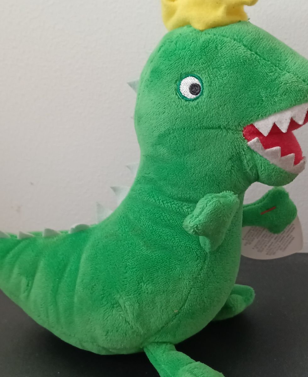 Peppa Pig Mr Dinosaur 15"" Plush Toy | George’s Favourite | NEW | Soft Toy