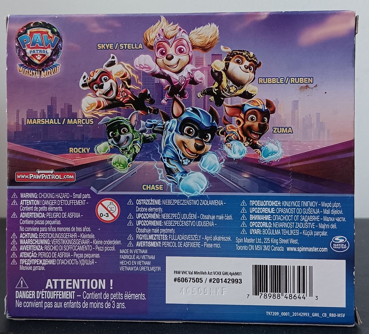 Paw Patrol The Mighty Movie Mini Vehicle | Official Toy Car | NEW | Gift - Image 2