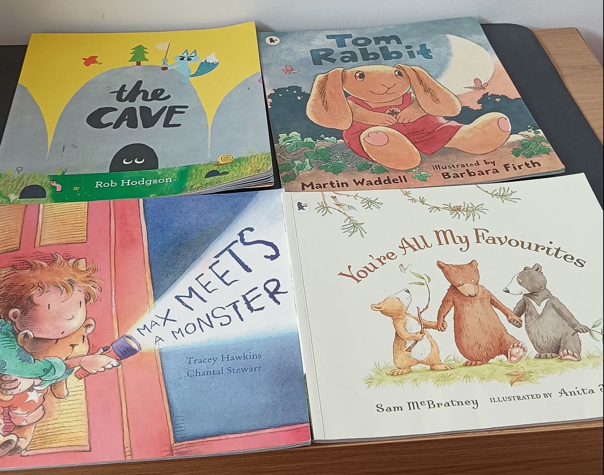 Children’s Picture Book Set of 4 – The Cave, Tom Rabbit, Max, Favourites | VGUC           - Image 3