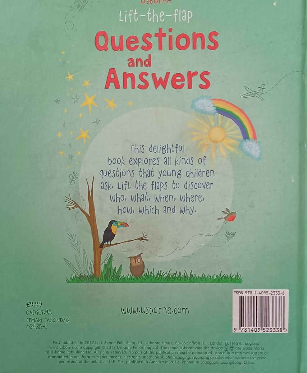 Lift-the-Flap Questions and Answers – Katie Daynes | Usborne | VGUC   - Image 2
