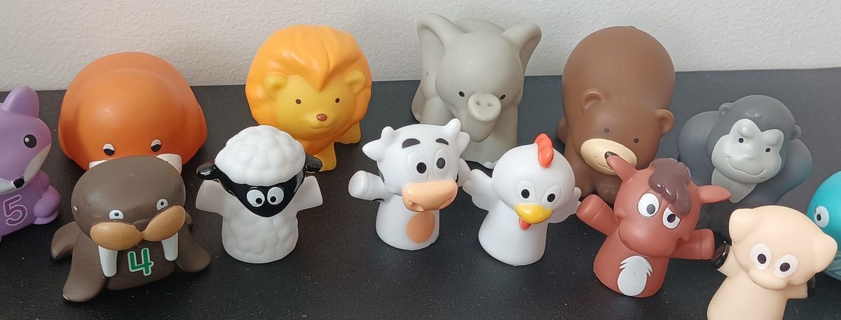 Animal Figure & Finger Puppet Assortment โ Zoo, Jungle, Woodland, Farm | VGUC