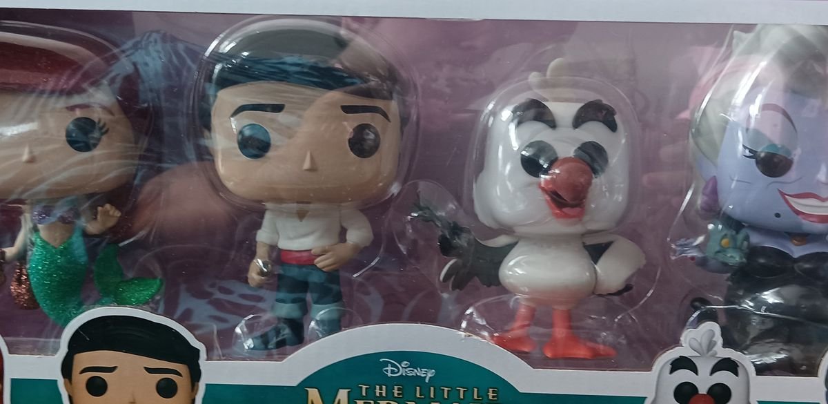 Funko POP! Disney Diamond Collection 4-Pack – Ariel, Eric, Scuttle & Ursula | New