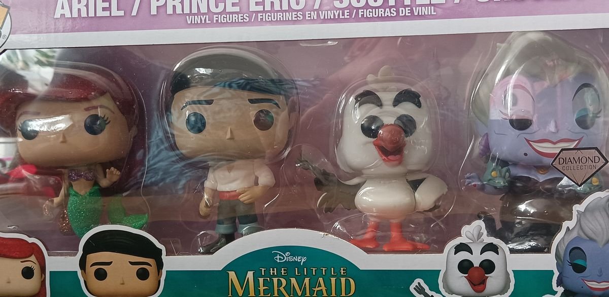 Funko POP! Disney Diamond Collection 4-Pack – Ariel, Eric, Scuttle & Ursula | New  - Image 2
