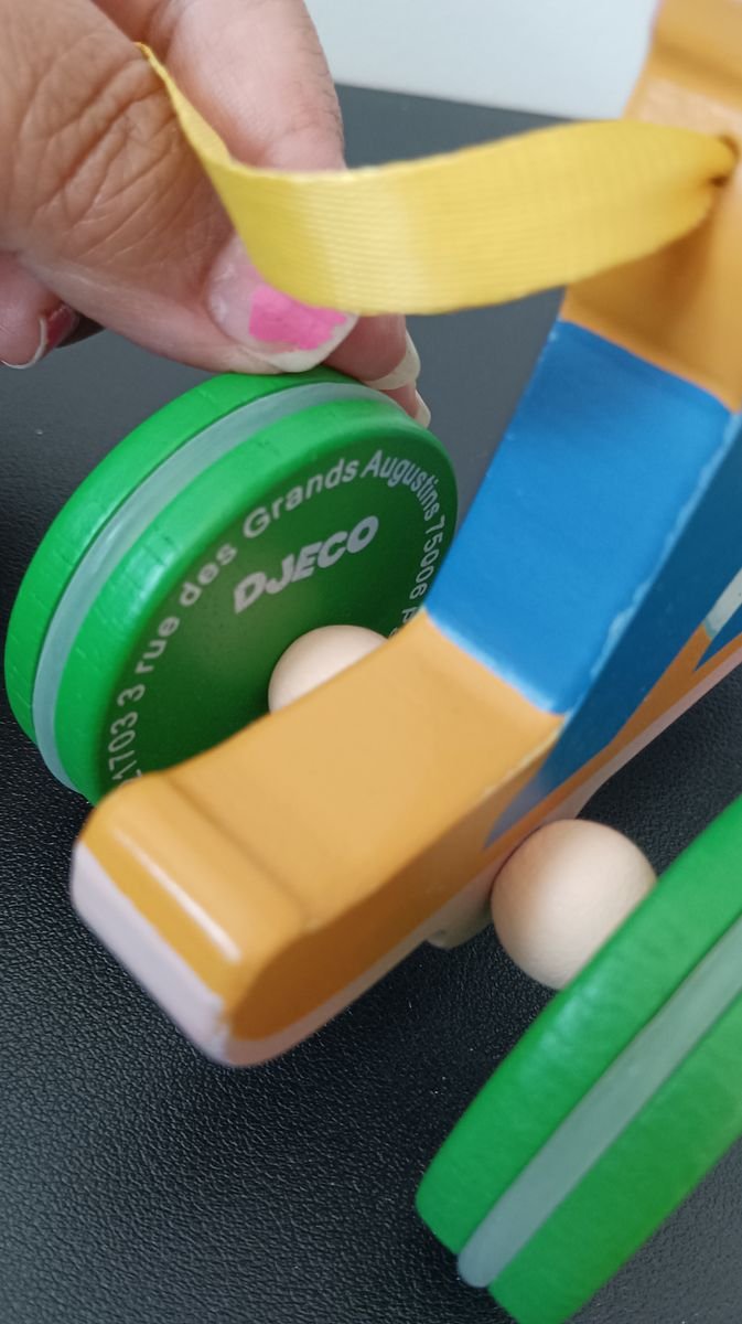 Djeco Otto Pull Along Toy – Wooden Animal Walker | VGUC | Toddler Fun - Image 2