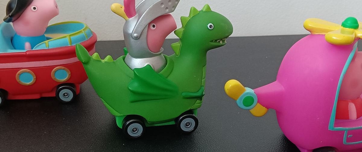 Peppa Pig Free-Wheelin’ Friends Mini Buggies – Set of 3 | VGUC | As Seen   - Image 2