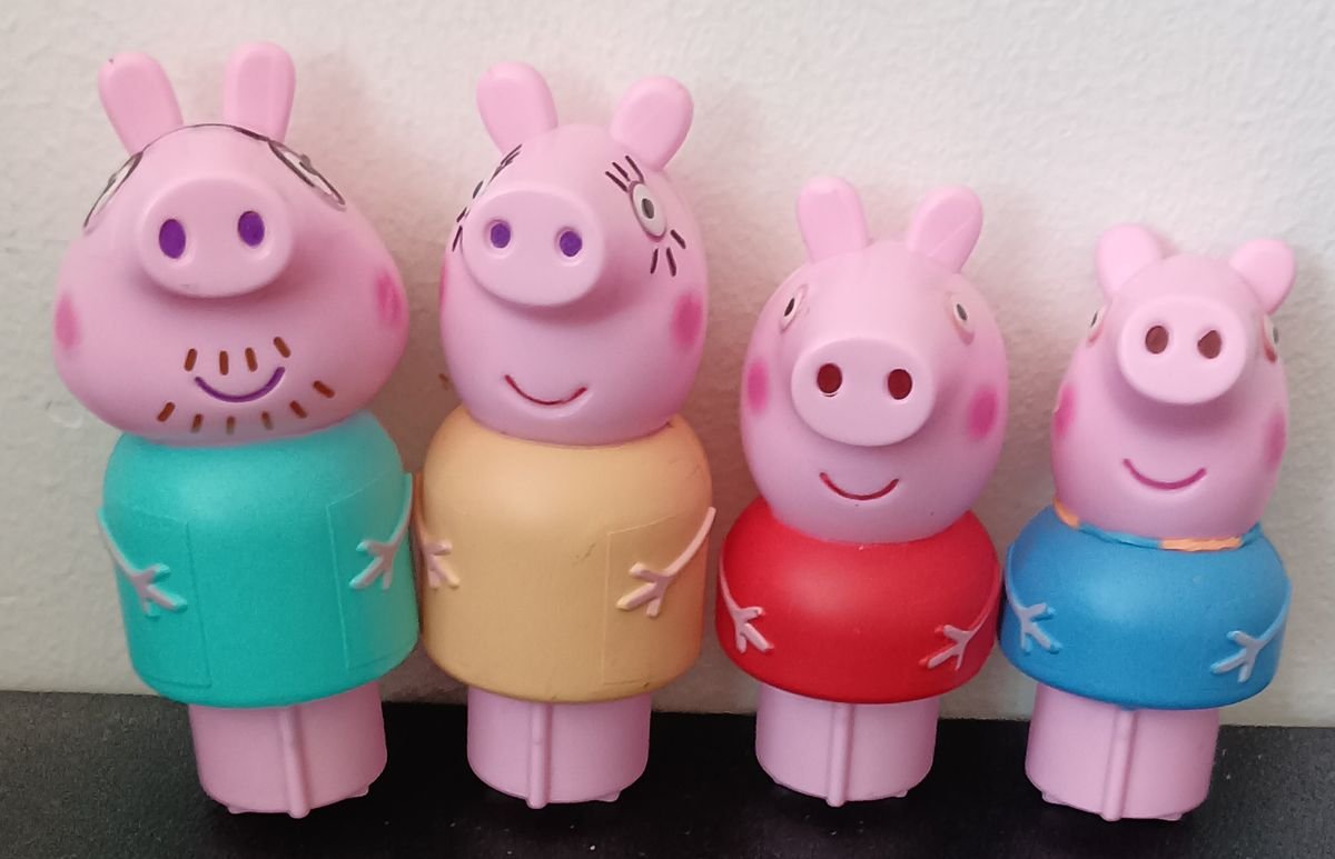 Peppa Pig Clever Car Toy Figures Only โ Lights & Sounds Car Missing | VGUC