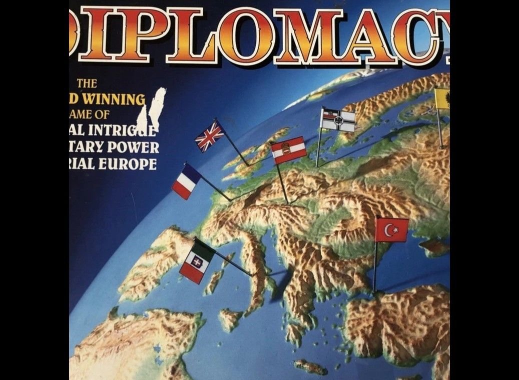 Diplomacy Vintage 1981 Strategy Board Game – Political Negotiation Game | NEW & Sealed   - Image 1