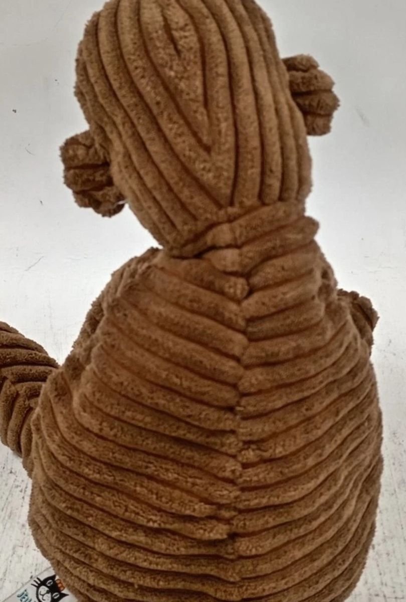 Jellycat Cordy Roy Monkey – Soft Corduroy Plush Toy | VGC | Cuddly Rare Retired - Image 2