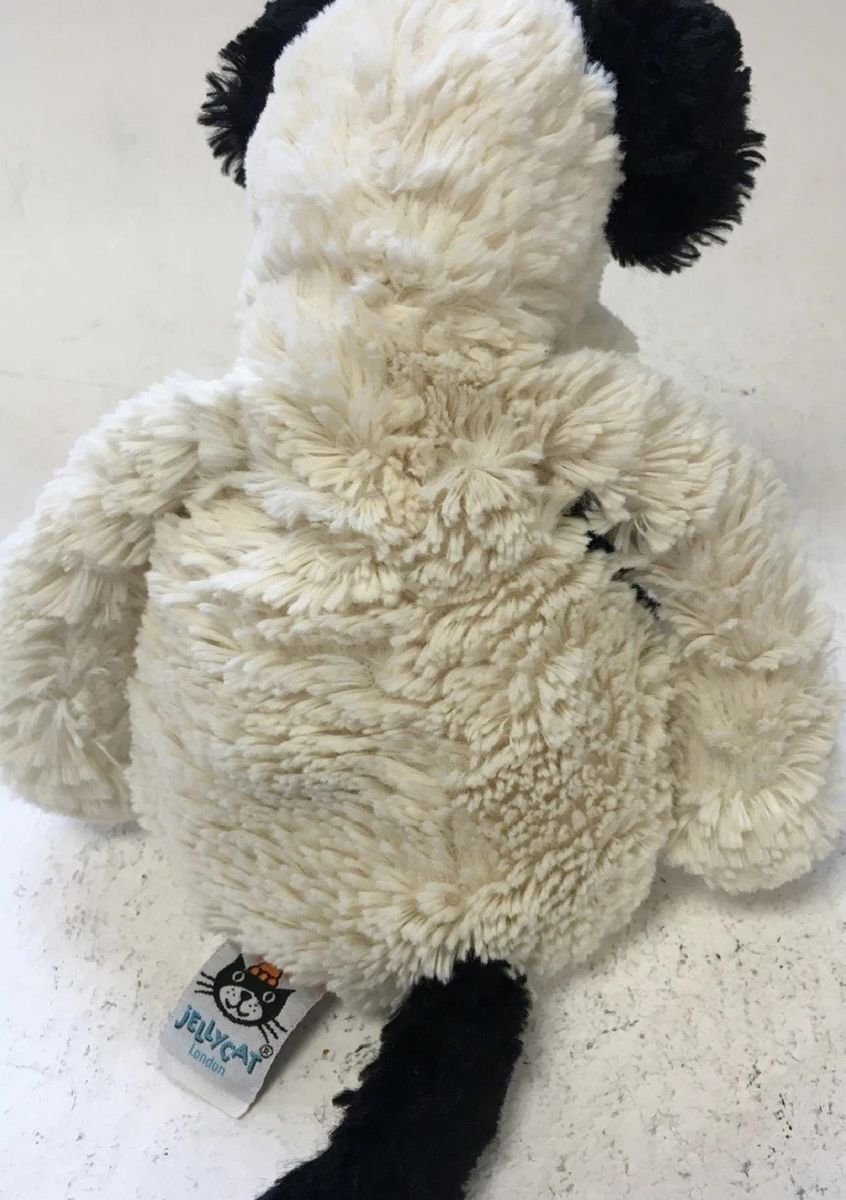 Jellycat Bashful Black & Cream Puppy – Soft Plush Dog Toy | Small Size, VGUC - Image 2