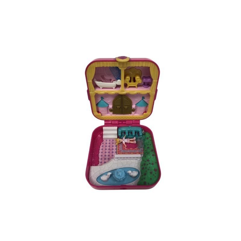 Polly Pocket Rose Cadeau Compact – Princess Castle Playset | VGC - Image 3