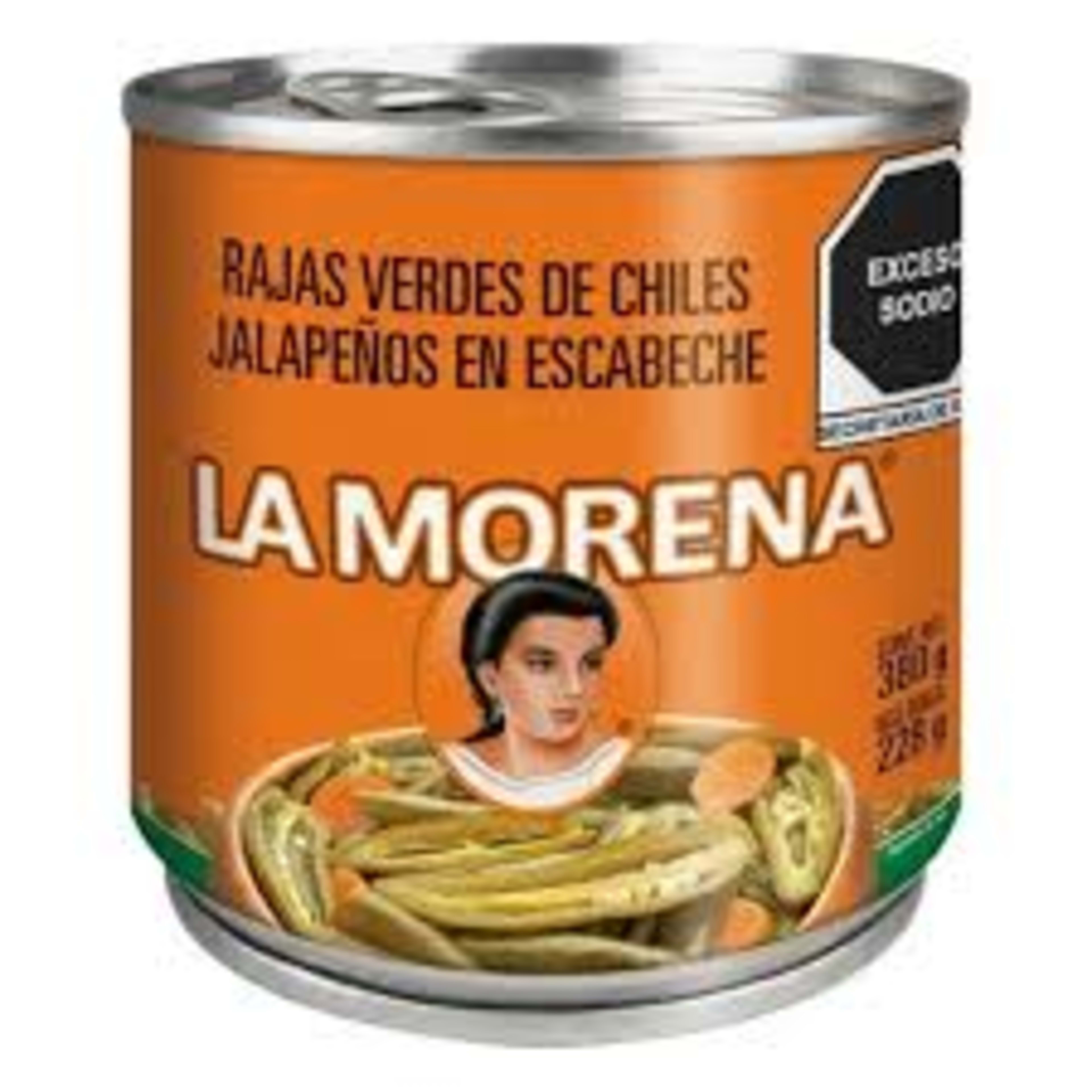Chile La Morena rajas 380 g