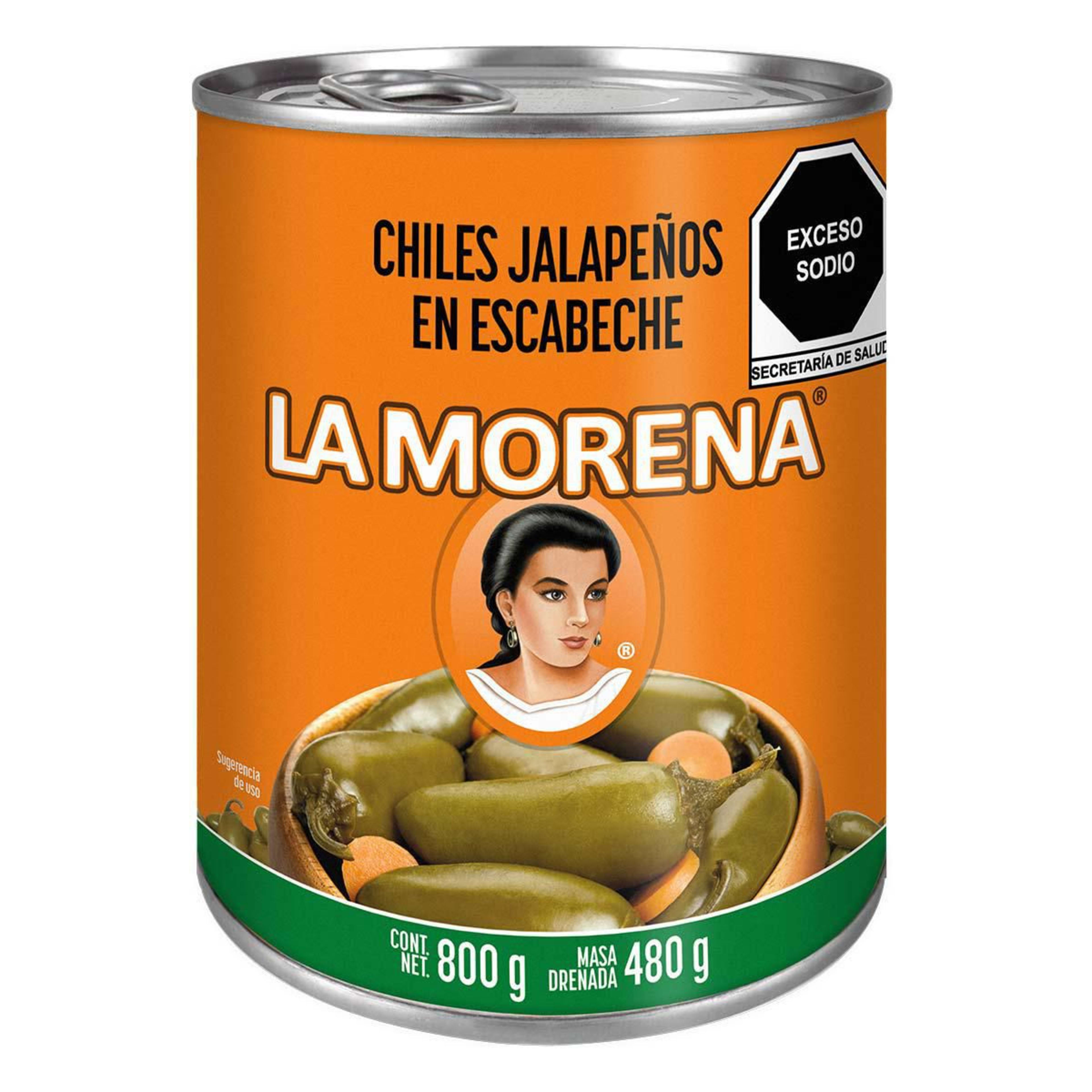 Chile La Morena jalapeño 800 g